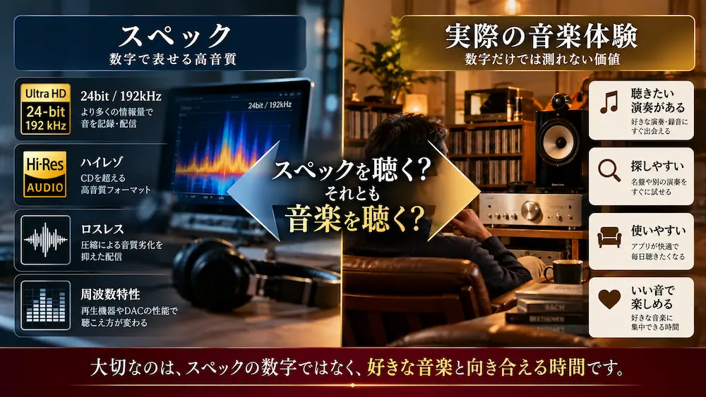24bit/192kHzなら音楽はもっと感動できるのか